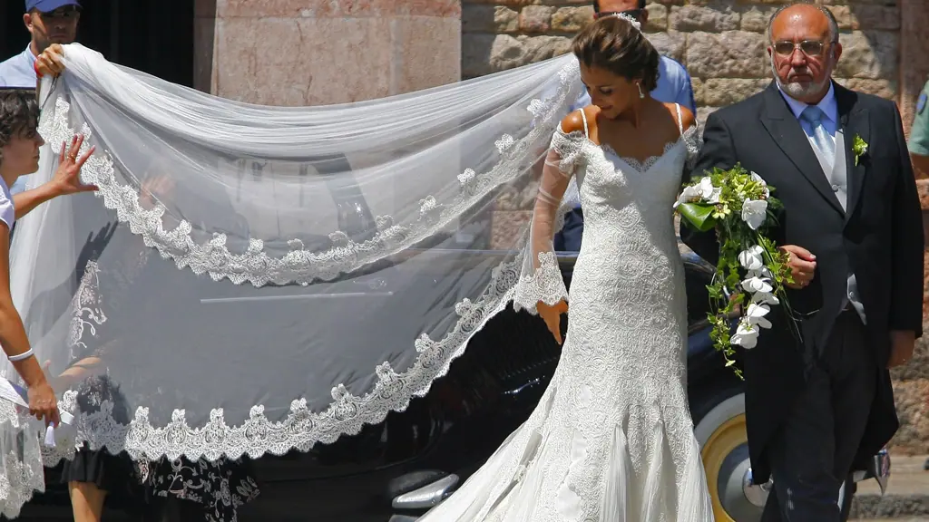 vestido de boda de Paula Echevarría