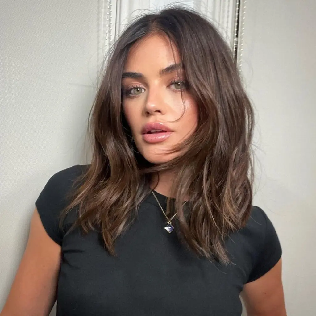 media melena de mujer