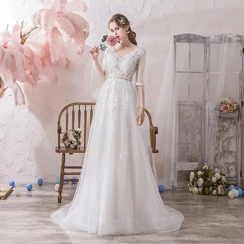 vestidos de novia para bajitas
