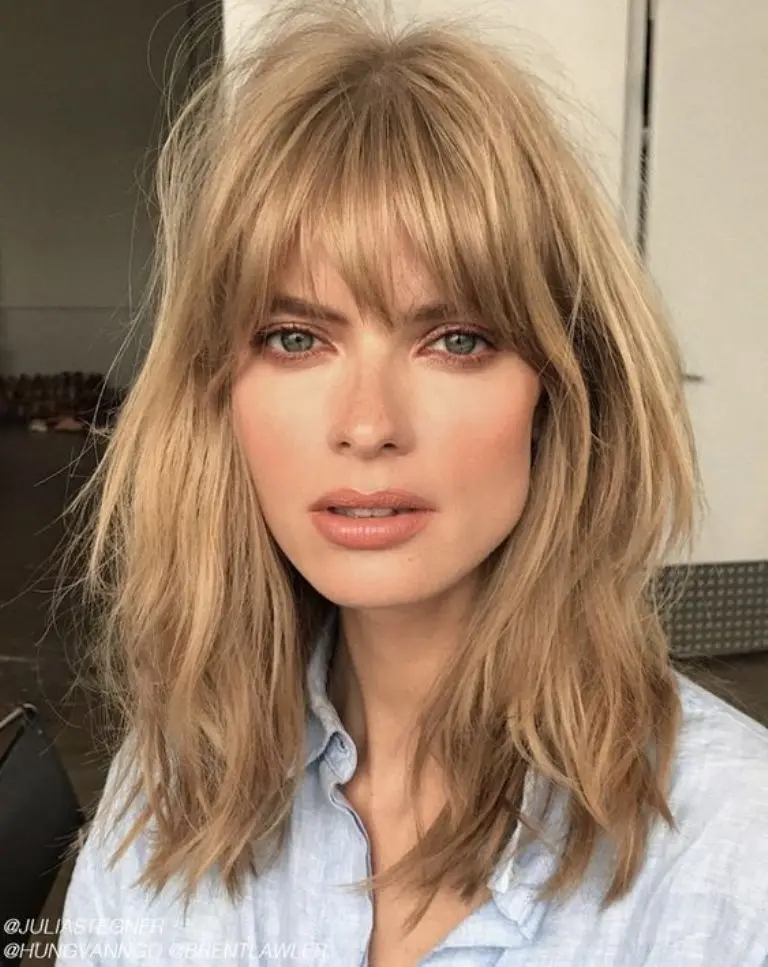 media melena de mujer