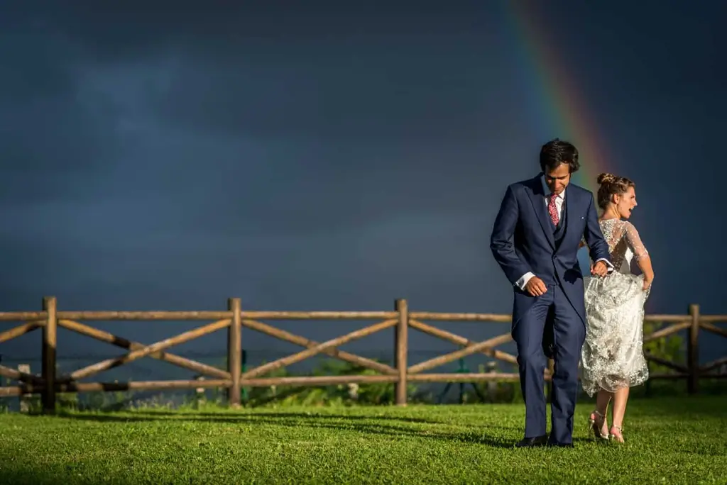 boda con lluvia 