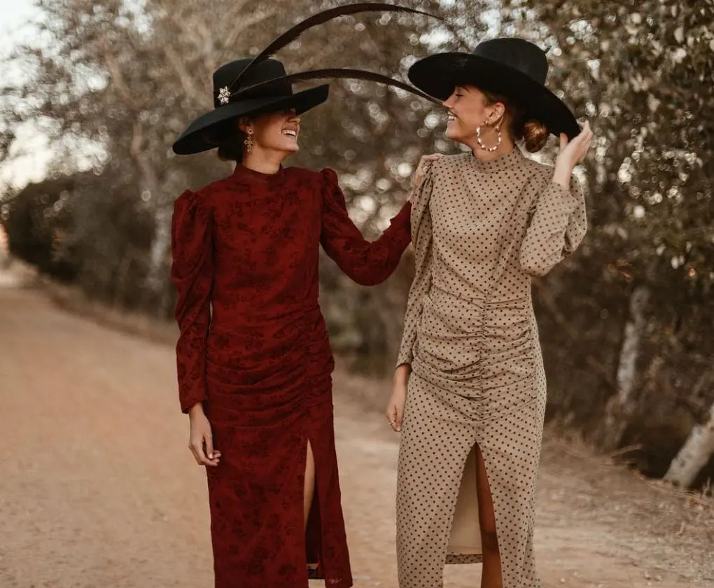invitada de boda en invierno