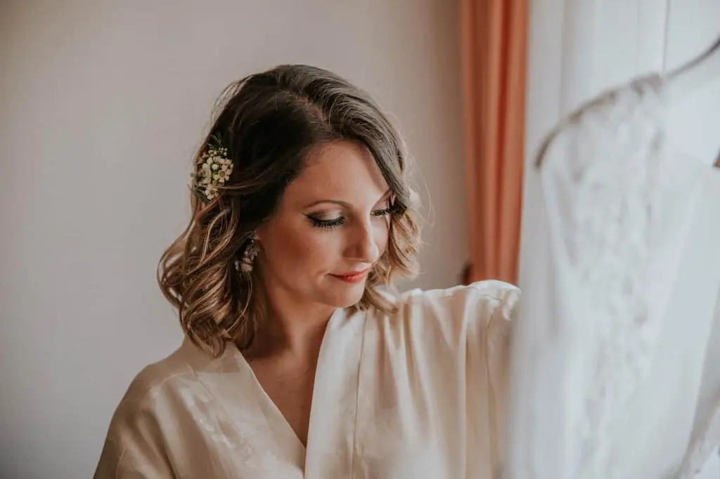 peinados de media melena para bodas 