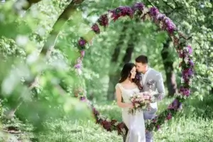 arco de flores para boda